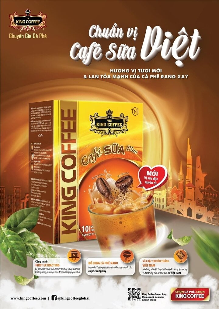 KING COFFEE launches Café SUA Plus - Vietnamese-style milk coffee flavor - 1