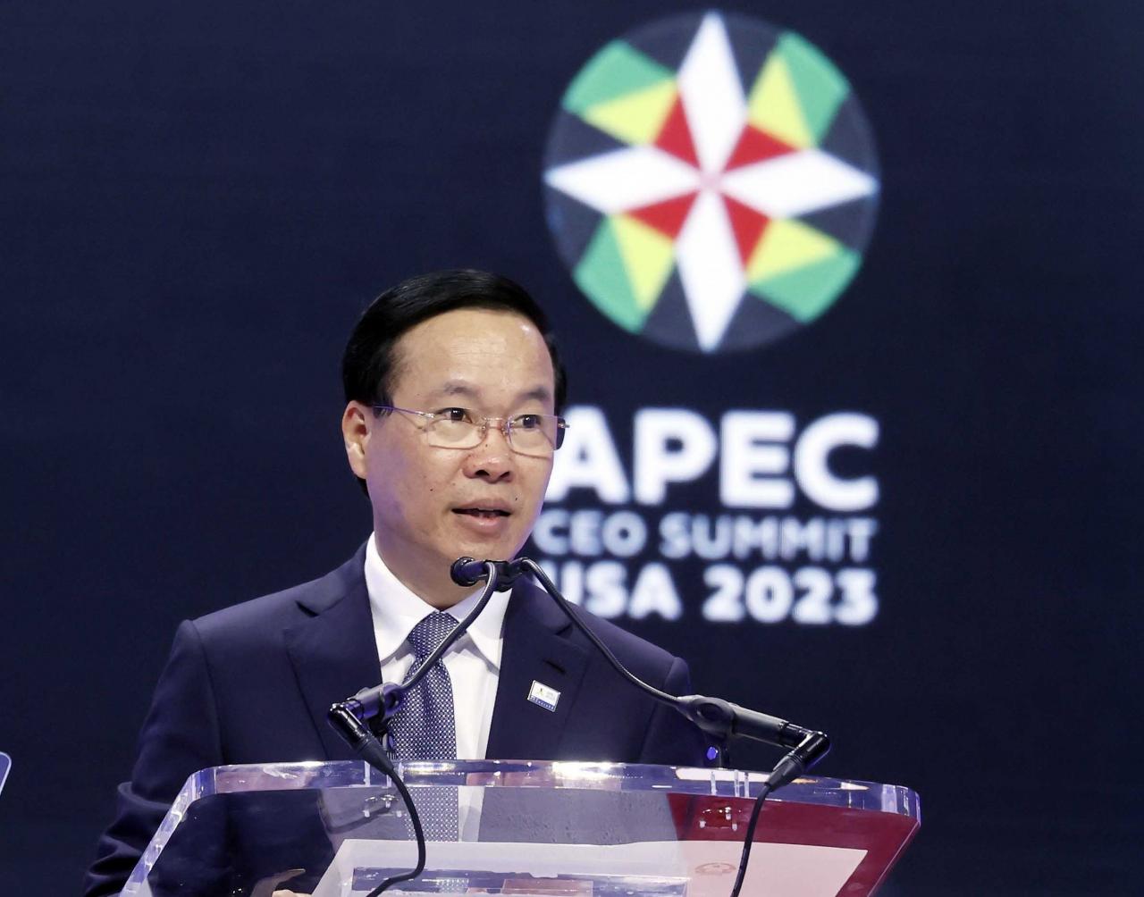 vna potal vo van thueng 대통령의 apec 비즈니스 컨퍼런스 연설 7082468.jpg