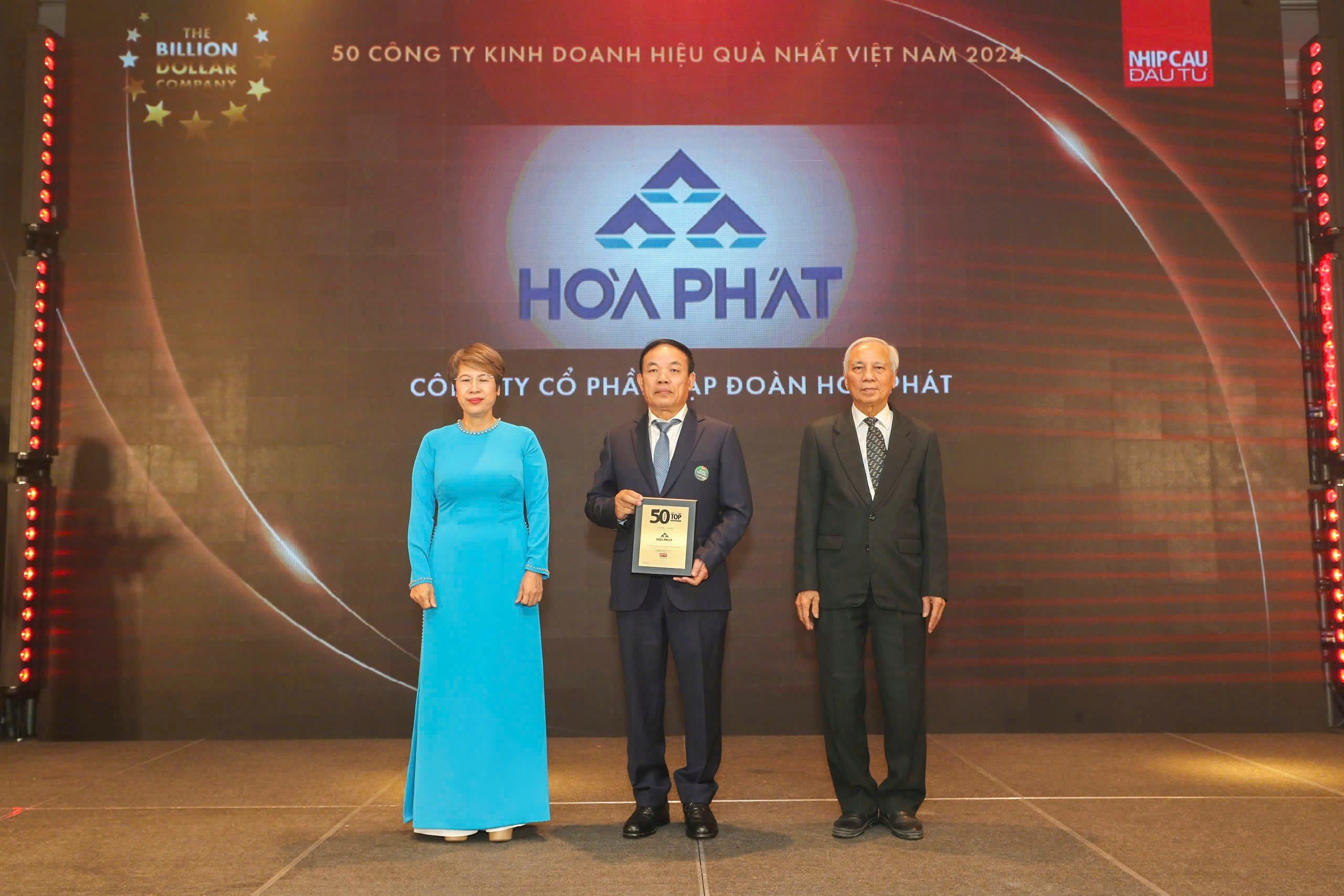 Hoa Phat figura entre las 50 empresas más eficaces de Vietnam por decimotercer año consecutivo