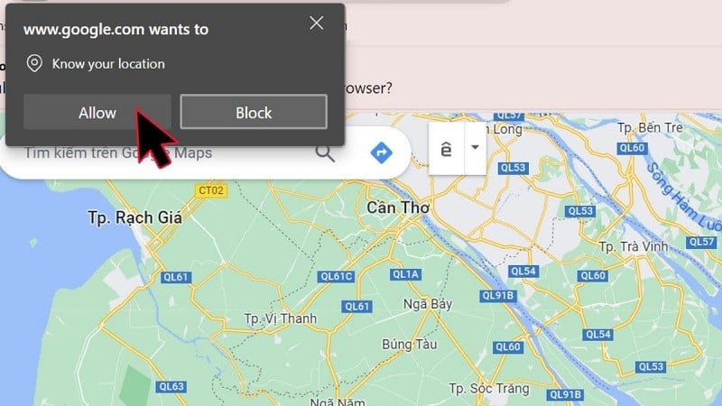 Định vị Google Maps (GPS) trên điện thoại, máy tính siêu đơn giản