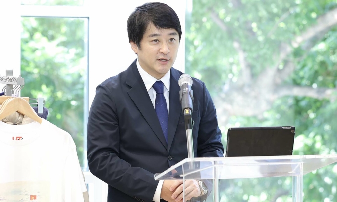 Mr. Nishida Hideki, General Director of Uniqlo Vietnam. Photo provided by the company