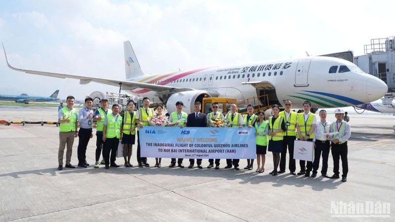 Hãng hàng không Colorful Guizhou Airlines mở đường bay đến Hà Nội