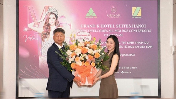 ចំណតទីមួយនៅ Grand K Hotel Suites Hanoi