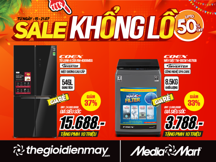 7 ngày sale khổng lồ giảm đến 50% có tại MediaMart - 2