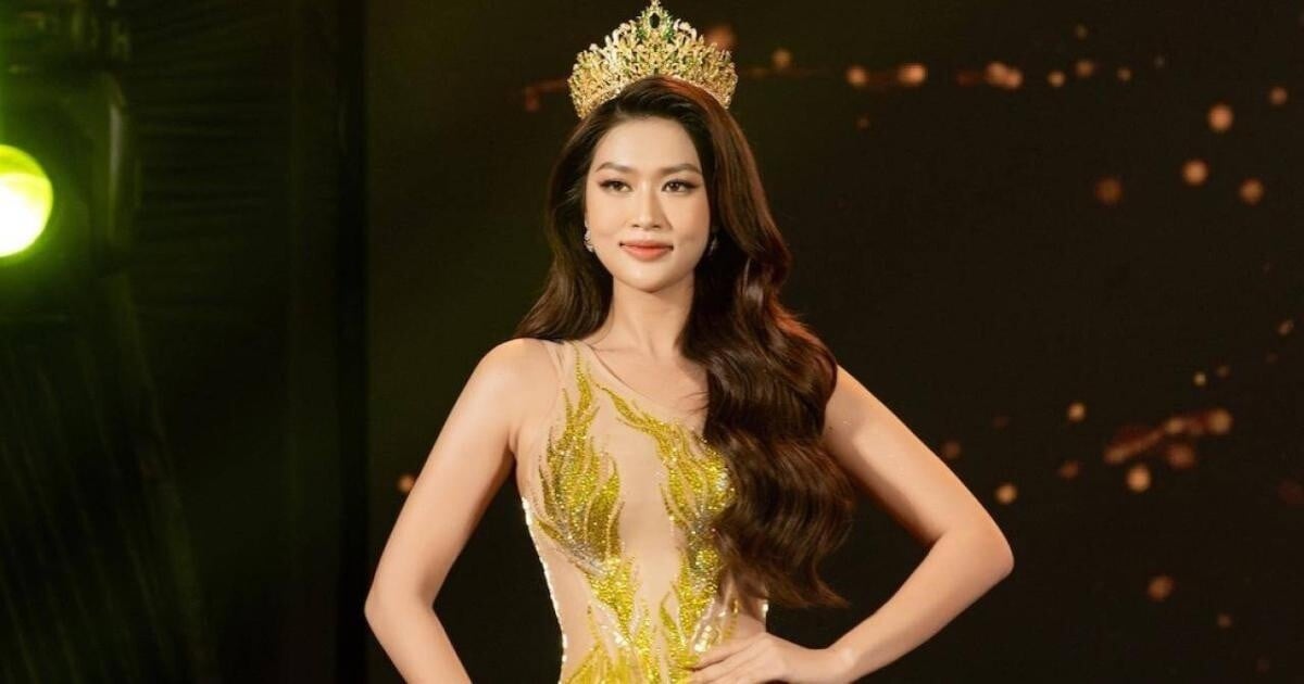 Die neue Miss Grand Vietnam 2023 erhält eine Krone aus 24 Karat Gold