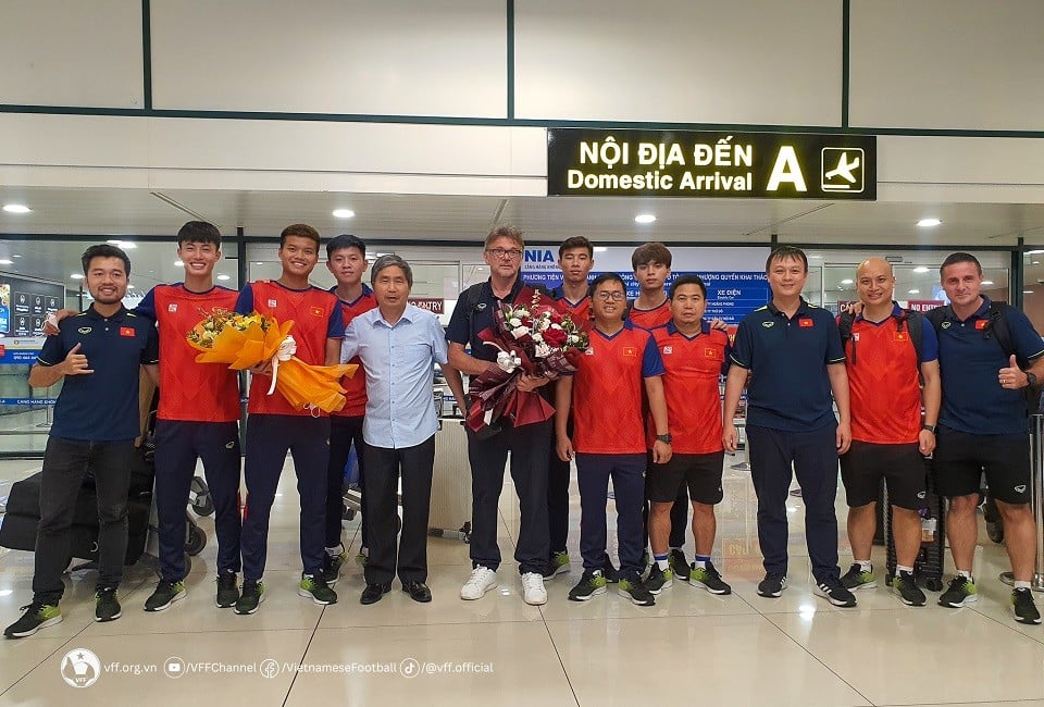 HLV Philippe Troussier và U22 Việt Nam chia tay và sẽ hội quân vào tháng 6. (Nguồn: VFF)