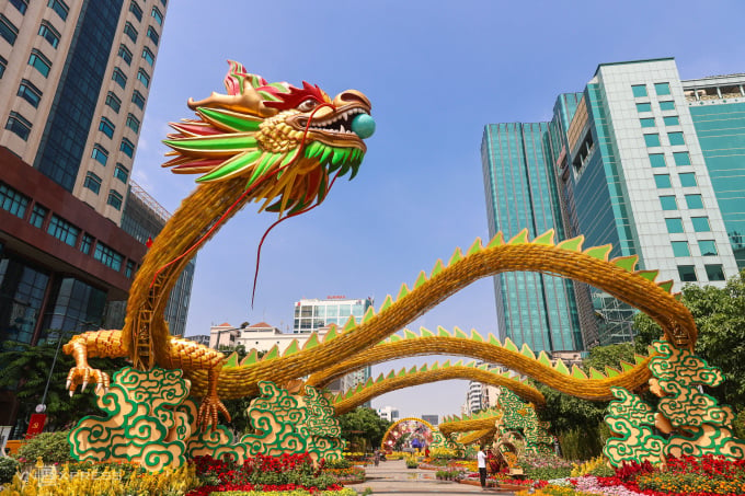 Nguyen Hue Blumenstraße. Foto: Quynh Tran