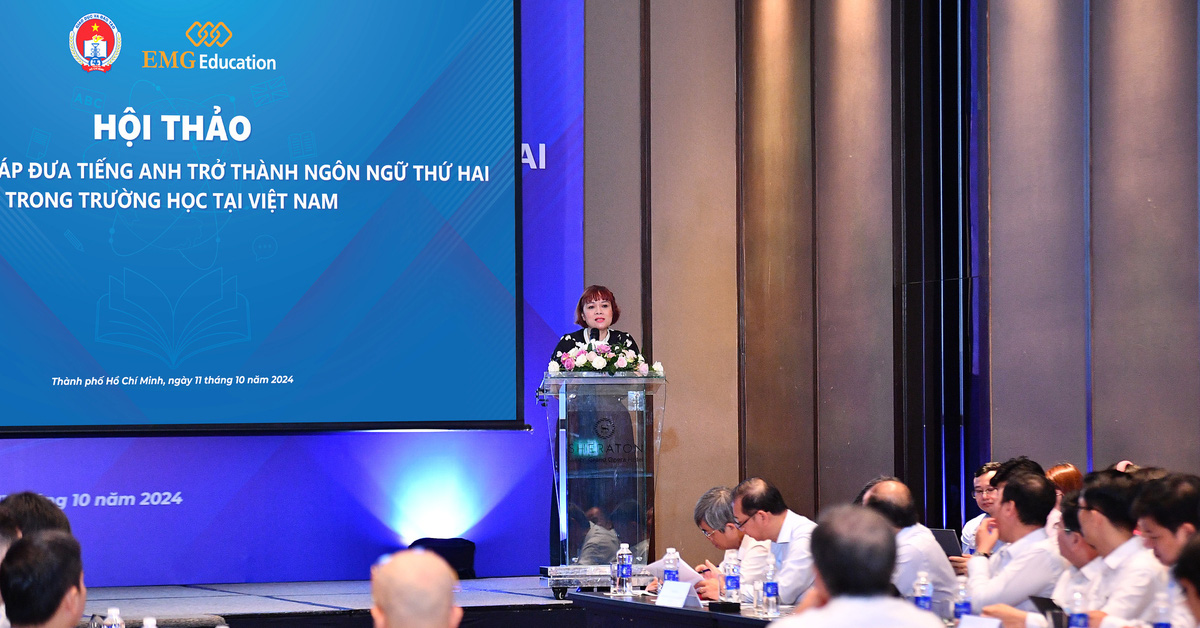 Ho Chi Minh City proposes solutions and models to make English the second language in schools