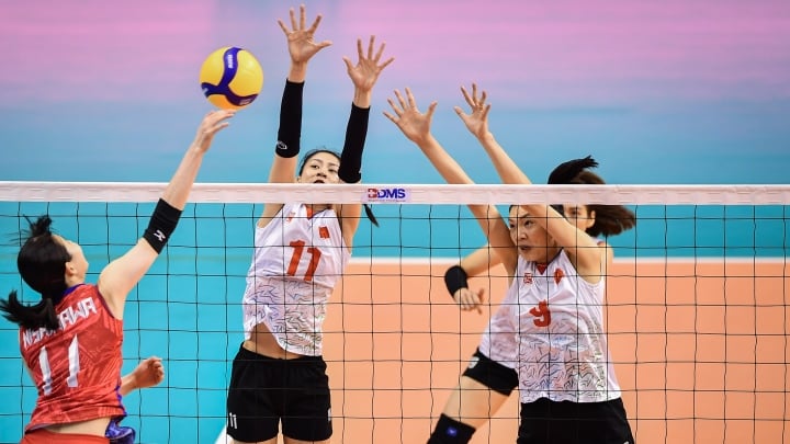 El equipo femenino de voleibol de Vietnam está en el Grupo C de la 19ª ASIAD.