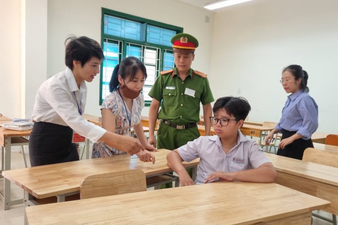 Tien wurde ein privater Untersuchungsraum zugewiesen. Foto: Quang Ha