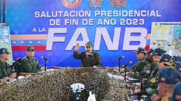 Mobilizing more than 5,600 troops to the Atlantic Ocean, Venezuelan President makes tough statement