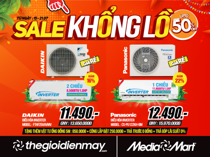 7 ngày sale khổng lồ giảm đến 50% có tại MediaMart - 1