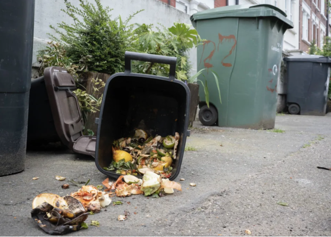 Food waste in London, UK. Photo: CNN