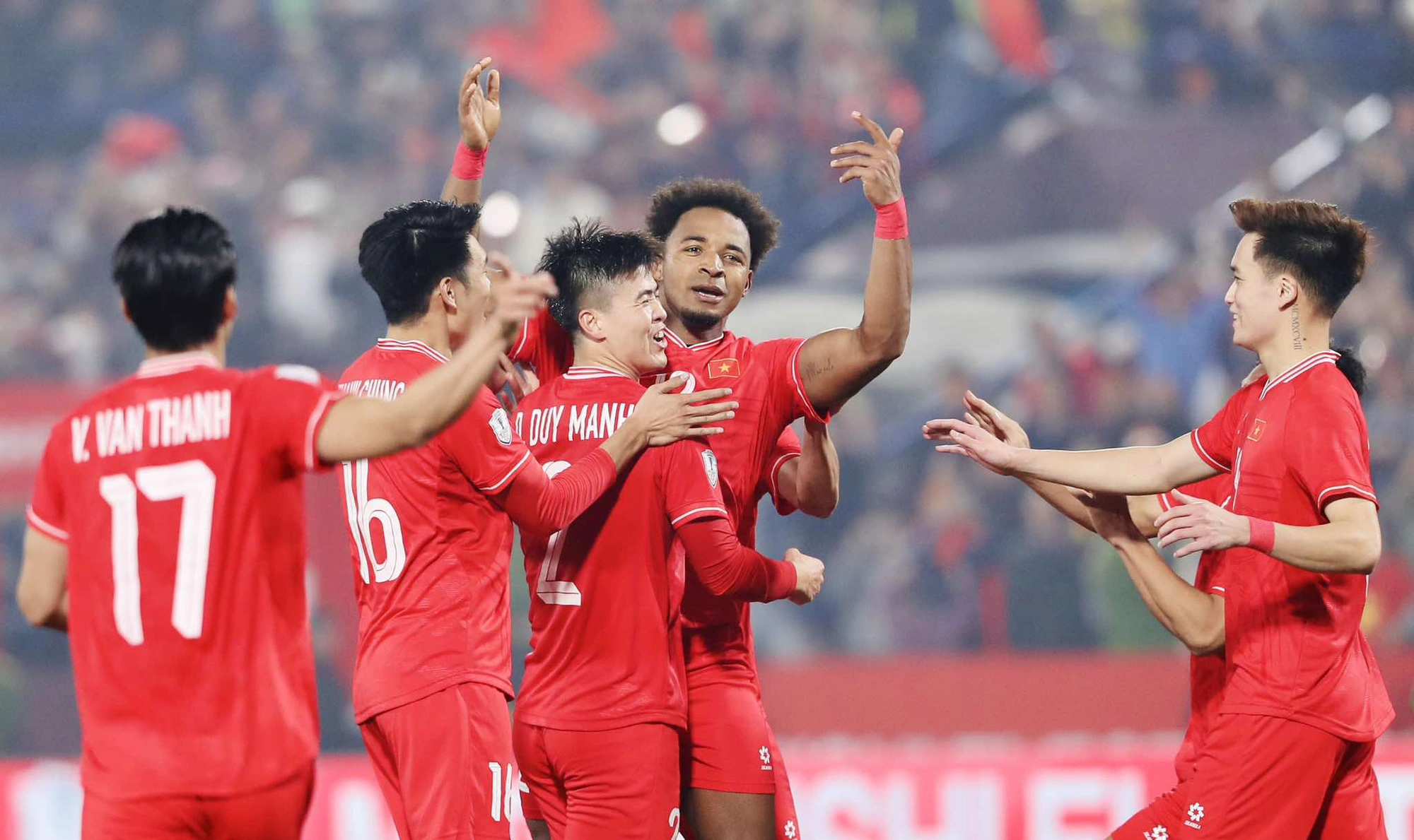 El equipo de Vietnam tiene 7 jugadores en la alineación típica de la Copa ASEAN 2024