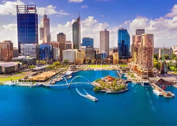 Phong cảnh tại Perth - thủ phủ bang Tây Australia. Ảnh: Study Perth