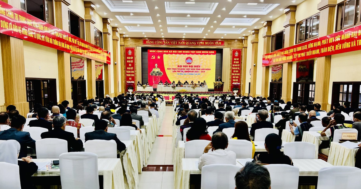 Apertura del IX Congreso Provincial del Frente de la Patria de Vietnam, período 2024-2029