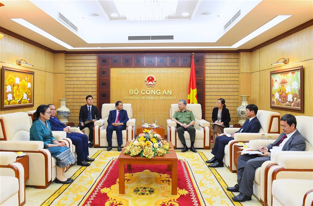 Quang cảnh buổi tiếp. Ảnh: Bộ Công an