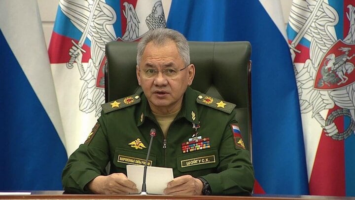 El ministro de Defensa ruso, general Sergei Shoigu, en una reunión el 26 de diciembre. (Foto: Sputnik)