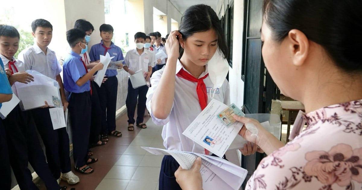 Bei der Prüfung der 10. Klasse in Ho-Chi-Minh-Stadt werden Fremdsprachen als drittes Fach priorisiert