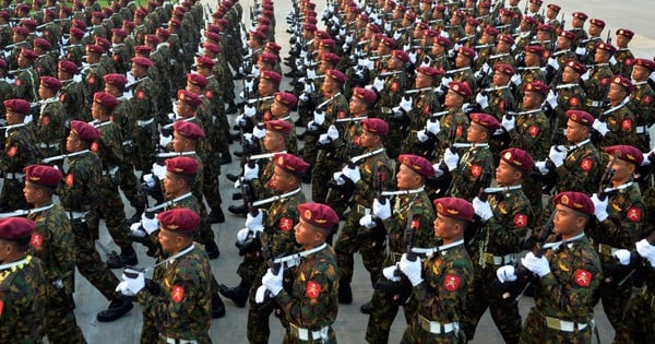 Myanmar forces men and women from 18 years old to do military service