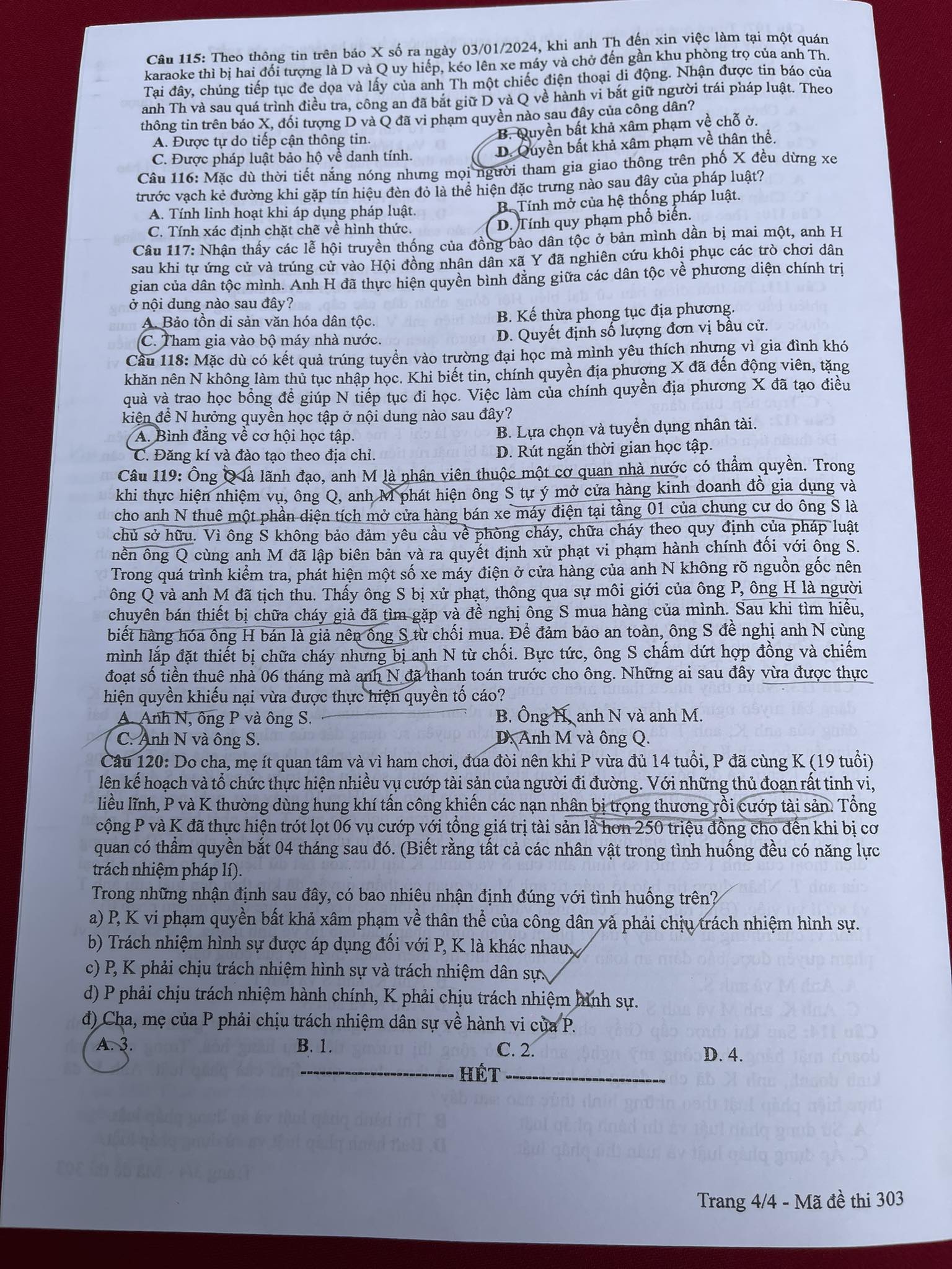 Đề thi môn Lịch sử, Địa lý, Giáo dục Công dân tốt nghiệp THPT 2024 nóng nhất- Ảnh 26.