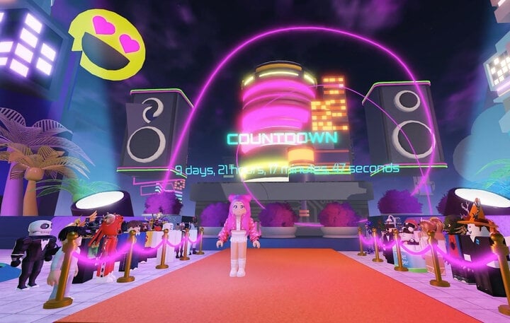 A concert in virtual space.