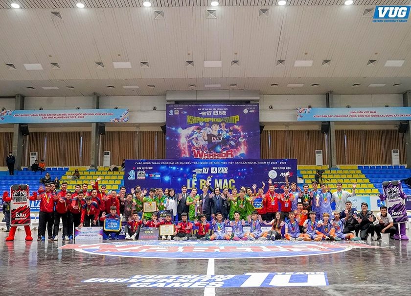 ĐH Duy Tân là nhà vô địch toàn quốc VUG Futsal 2023- Ảnh 1.