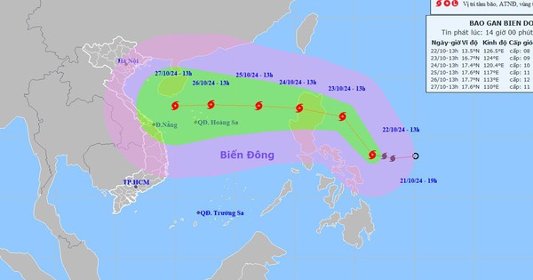 2 ngày nữa, bão TRAMI sẽ vào biển Đông, thành bão số 6, giật tới cấp 15