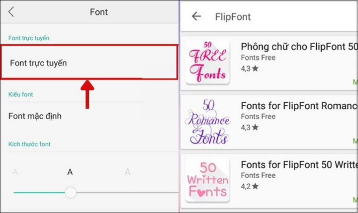 Cách thay đổi kiểu chữ trên điện thoại OPPO - 4