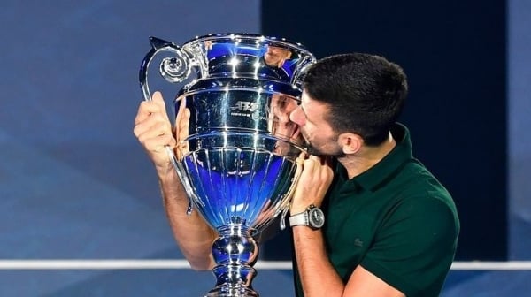 El tenista número uno del mundo en 2023, Novak Djokovic, sigue afirmando su ambición en las ATP Finals 2023