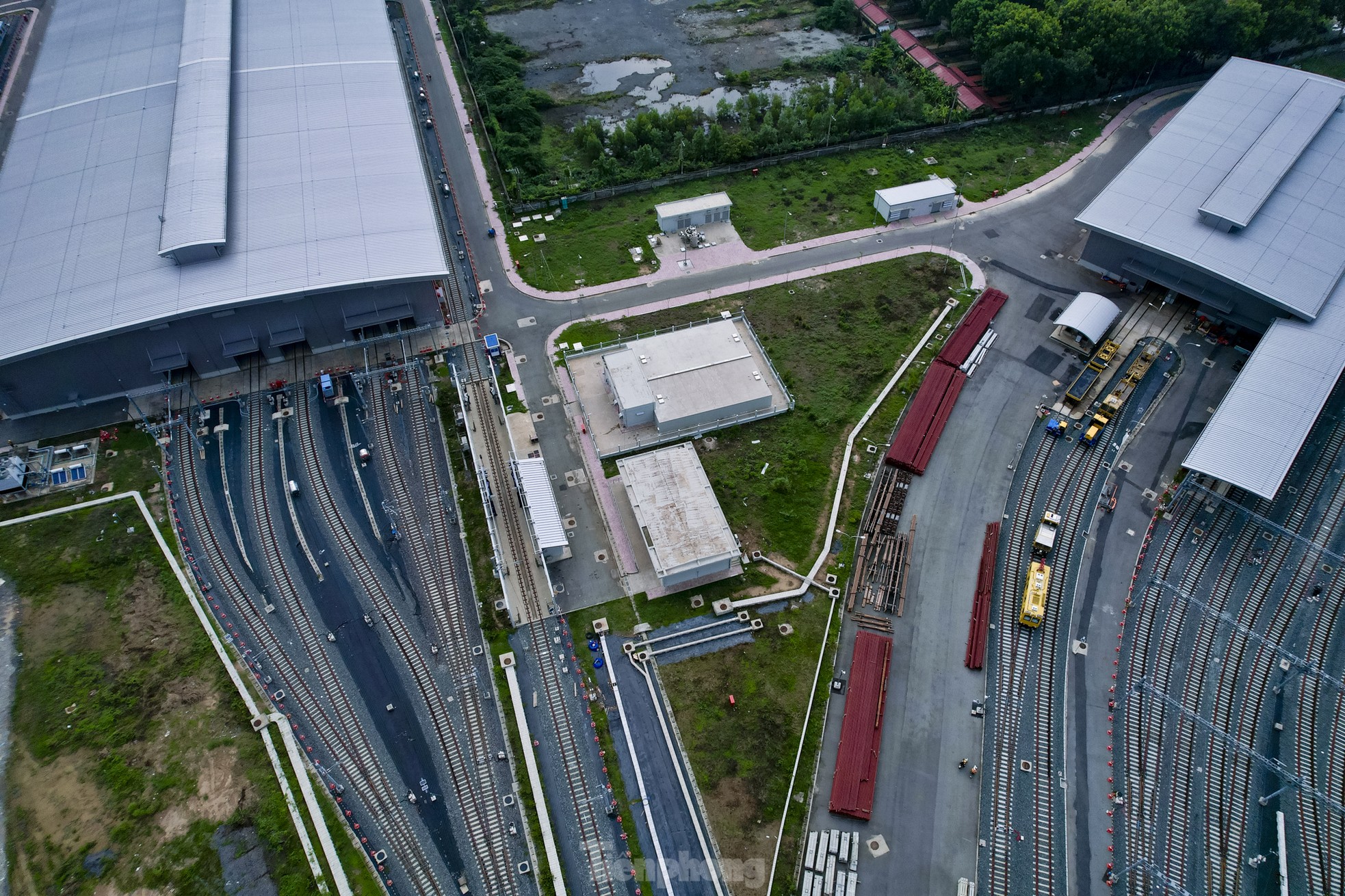 Toàn cảnh trung tâm điều khiển 17 đoàn tàu Metro tại TPHCM nhìn từ trên cao ảnh 9