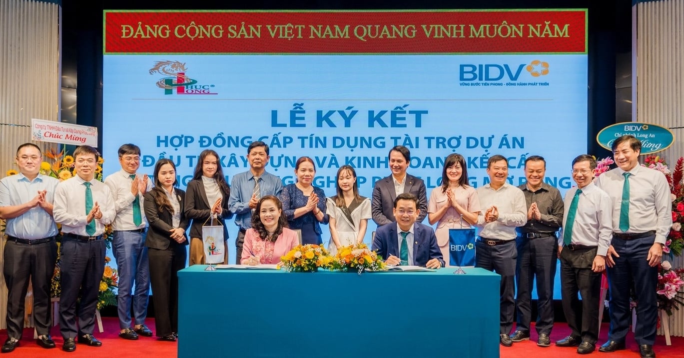 BIDV tài trợ tín dụng dự án khu công nghiệp Phúc Long mở rộng