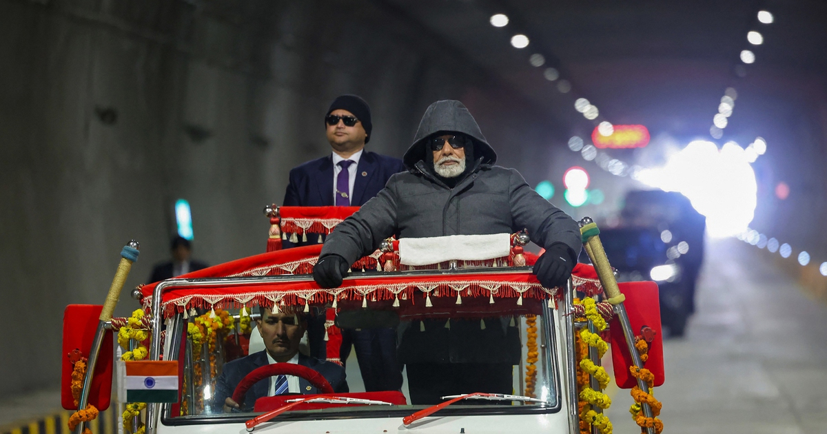 Indien weiht strategischen Tunnel ein und stationiert Truppen nahe der chinesischen Grenze