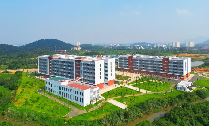 Eine Ecke der Hanoi National University in Hoa Lac. Foto: Fanpage der Vietnam National University, Hanoi – VNU