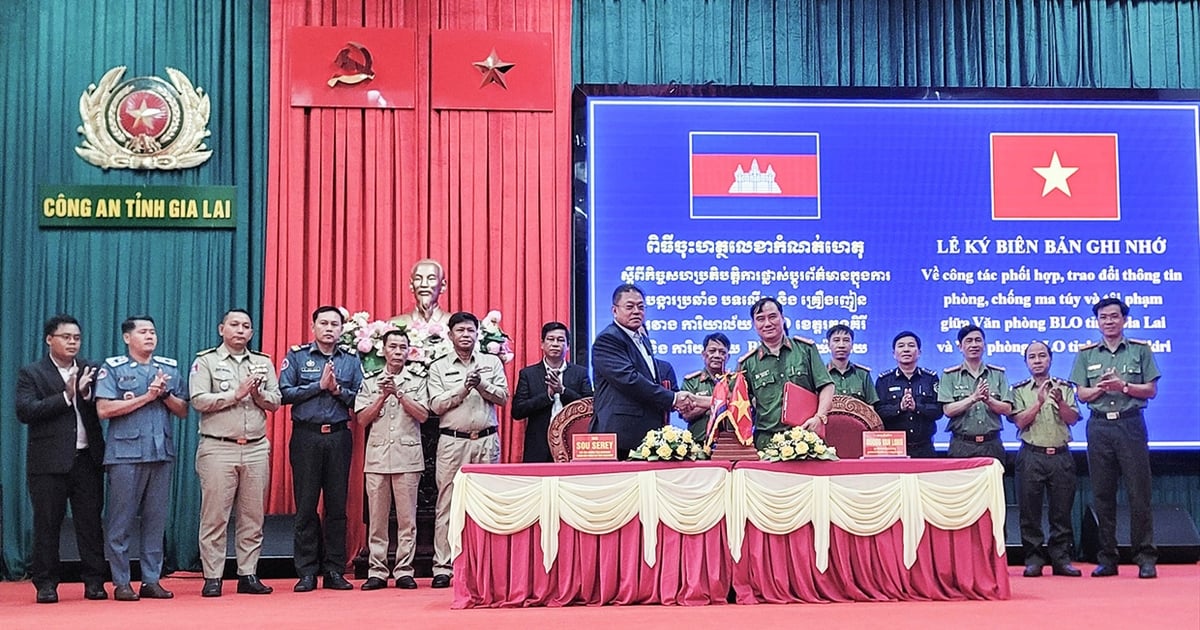 Gia Lai and Ratanakiri cooperate to exchange information on drug prevention and cross-border crime | Gia Lai Electronic Newspaper