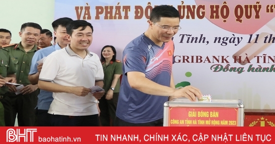 Giải Bóng bàn gây quỹ “Vì sức khoẻ cộng đồng”