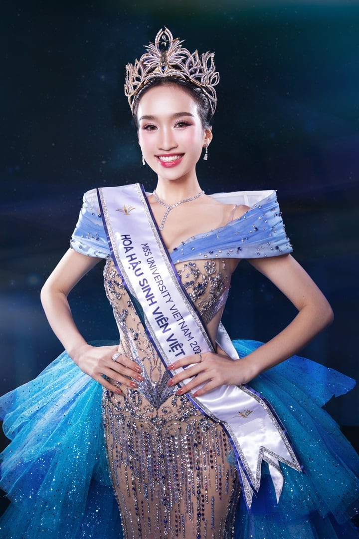 នាង Duong Tra Giang បានគ្រងមកុដ Miss Student Vietnam 2024។