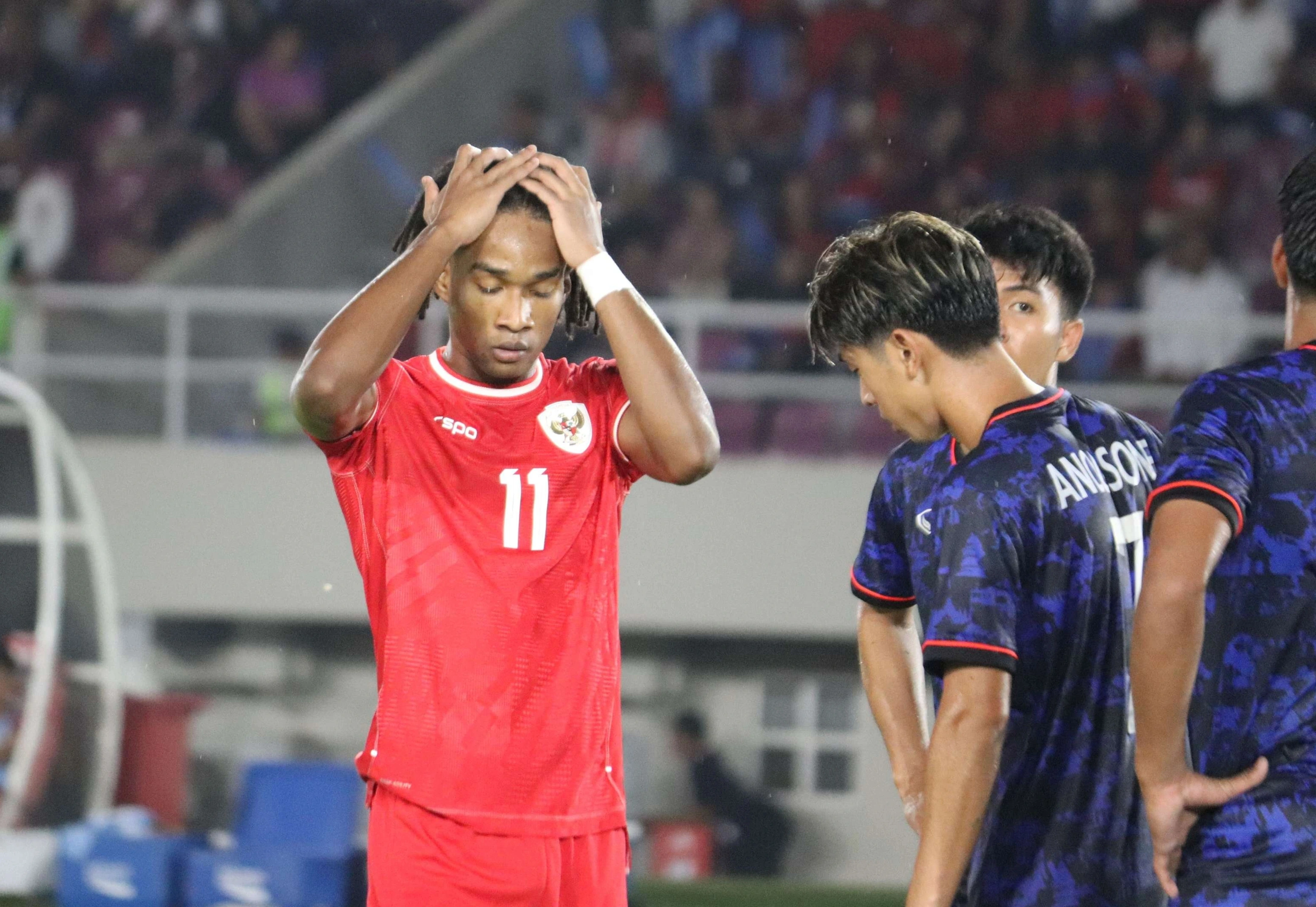 Without naturalized stars, Indonesia "shows its true colors" when meeting Vietnam team