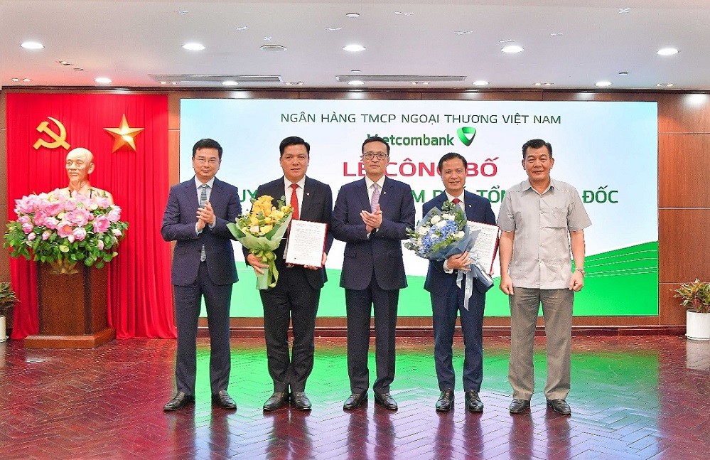 Vietcombank bổ nhiệm mới một số nhân sự tại trụ sở chính và chi nhánh