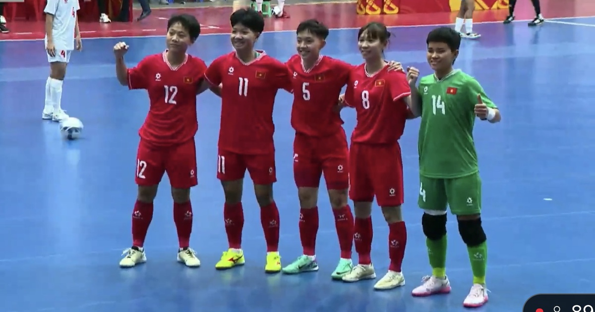 Đội tuyển futsal nữ Việt Nam thắng đậm Myanmar trận ra quân giải châu Á: K’Thủa rất hay!