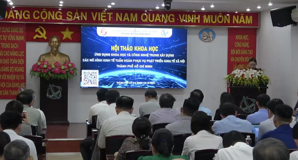 Appliquer la science et la technologie à la construction et au développement d'une économie circulaire pour Hô-Chi-Minh-Ville