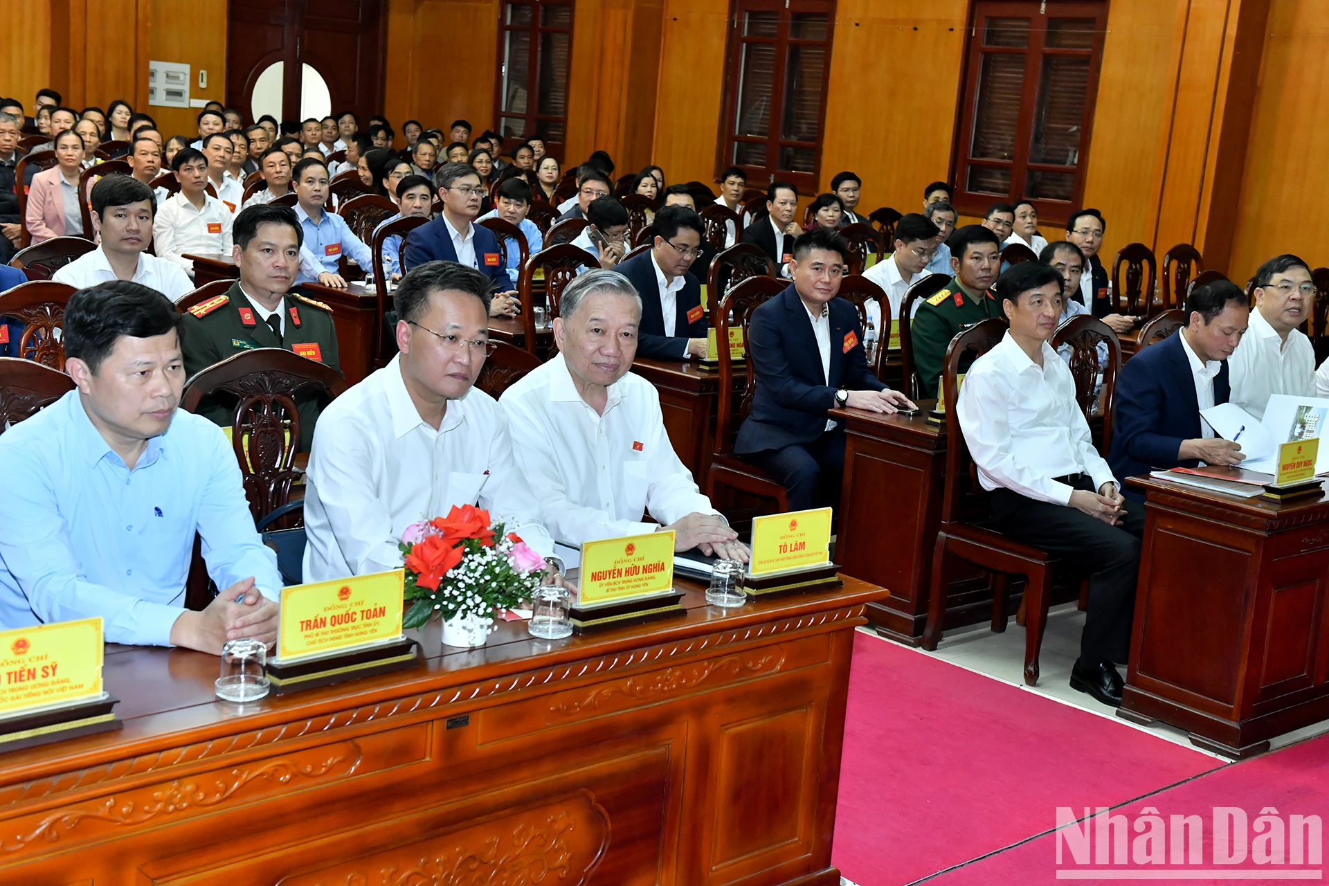 [Photo] General Secretary To Lam meets voters in Hung Yen province photo 3