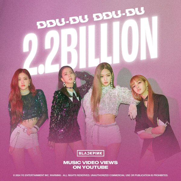Die Girlgroup Blackpink stellt einen neuen Rekord auf. Foto: YG Entertainment