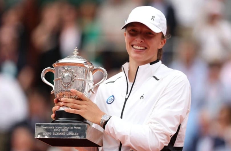 Swiatek verteidigte erfolgreich seinen Roland-Garros-Titel. Foto: Eurosports