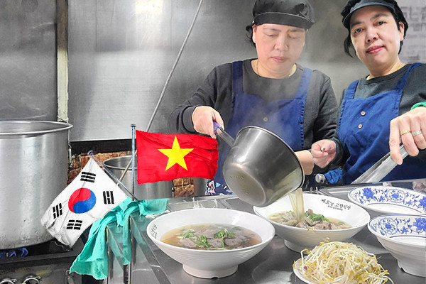 Vietnamese pho restaurant in Korea sells 200 bowls a day, Korean customers praise it as delicious