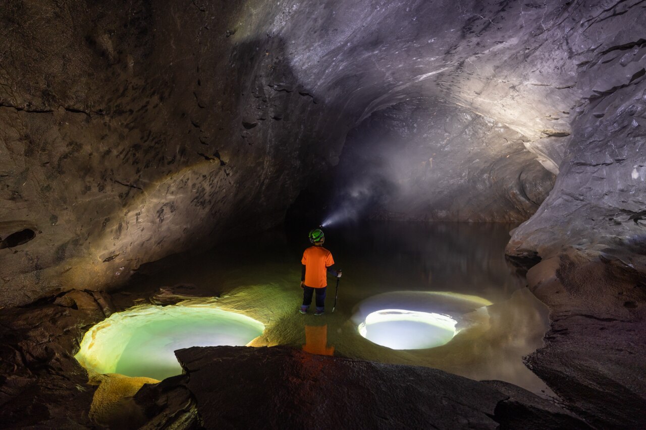 Những hình ảnh tuyệt đẹp của các hang động trong tour được anh Chiêm chụp lại.