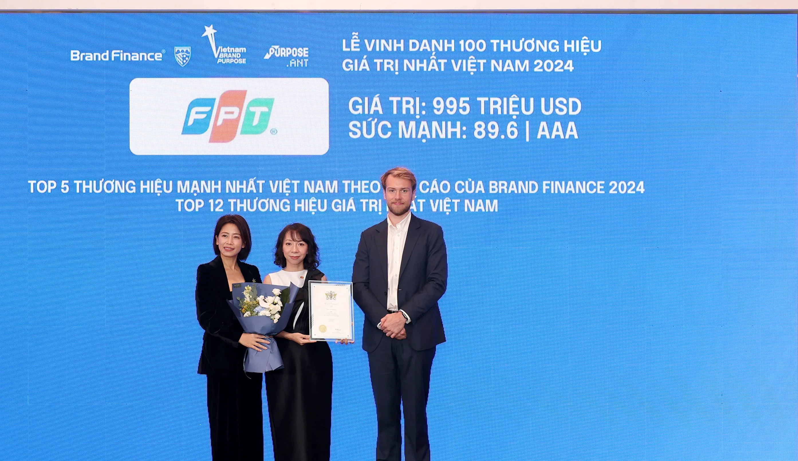 FPT - Top 5 thương hiệu mạnh nhất Việt Nam, giá trị thương hiệu xấp xỉ 1 tỷ USD