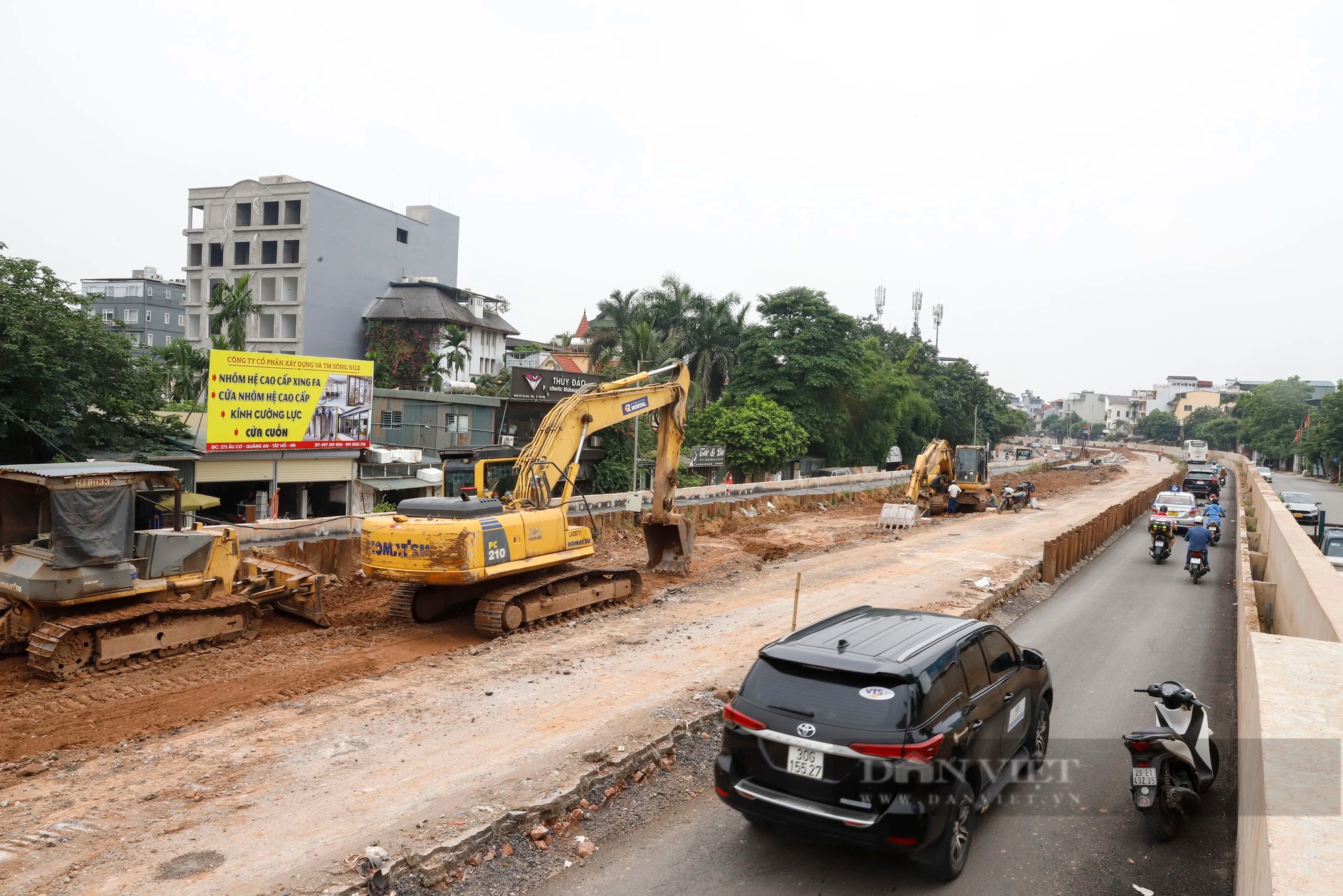 Tuyến đường trọng điểm kết nối sân bay Nội Bài với trung tâm Hà Nội trước ngày về đích- Ảnh 4.