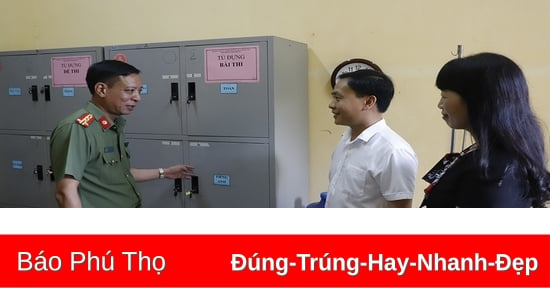 Bảo đảm an ninh, an toàn cho Kỳ thi tốt nghiệp THPT năm 2023