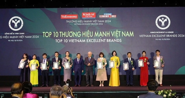 Agribank được vinh danh Thương hiệu mạnh Việt Nam 2024